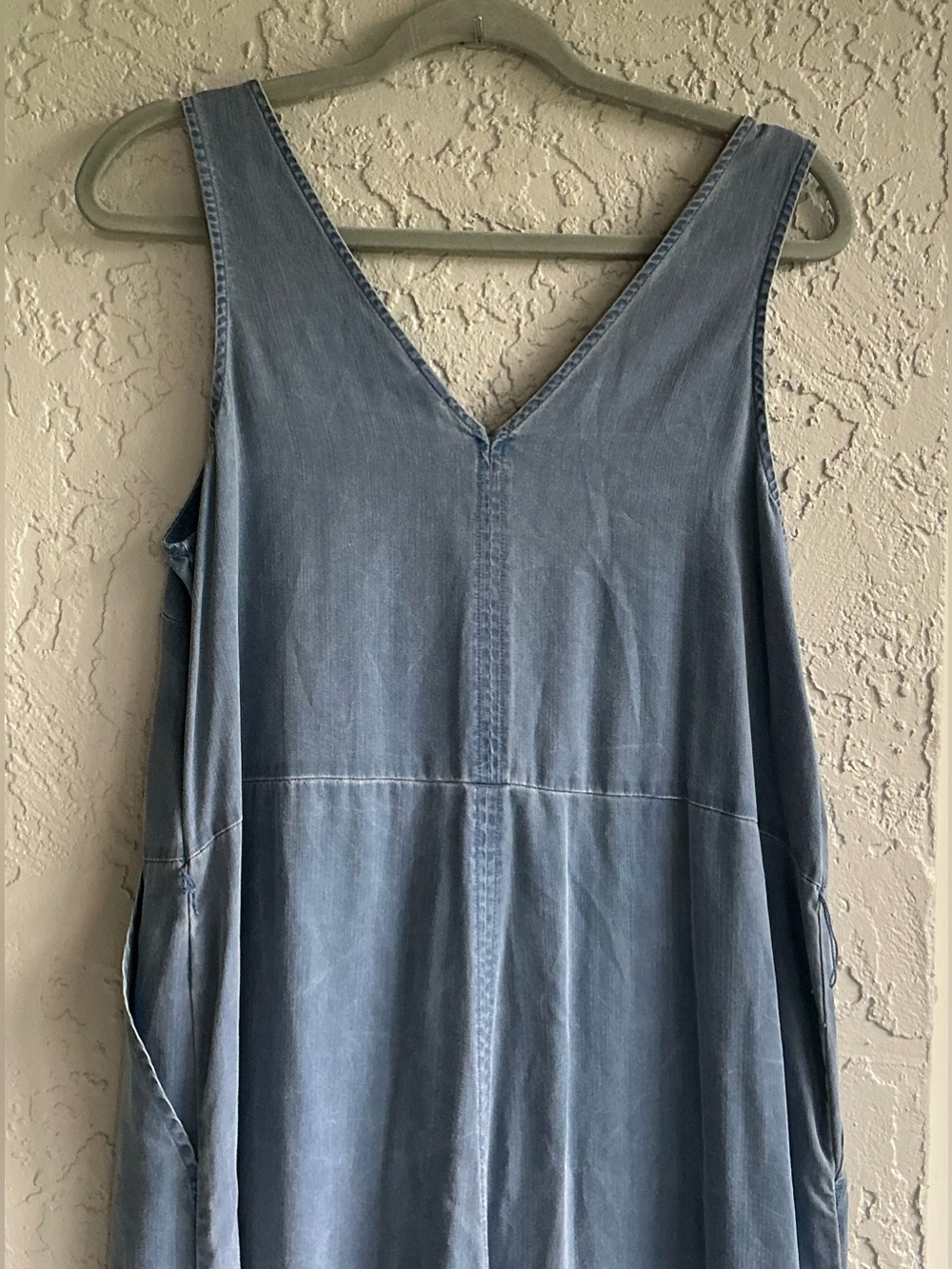 Old Navy Blue Button Up Jumpsuit - Picture 6 of 8